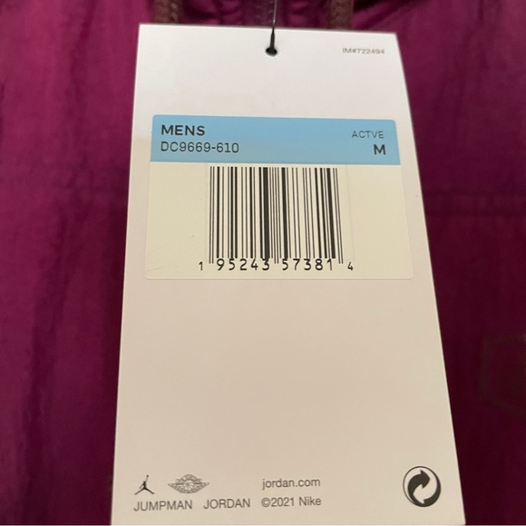 Nike Jordan Men's Sport DNA Jacket DC9669-070 Size Medium - Picture 6 of 8